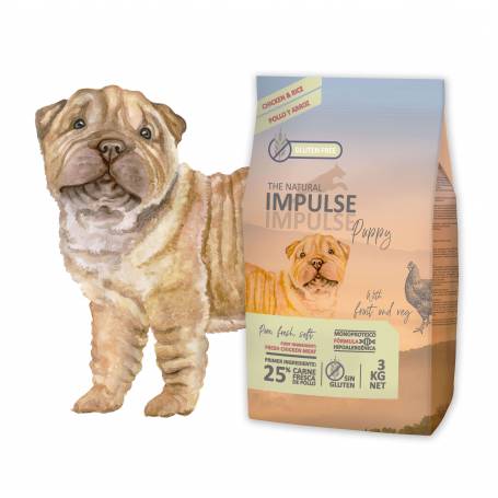 The Natural Impulse Dog Puppy Chicken 12 kg
