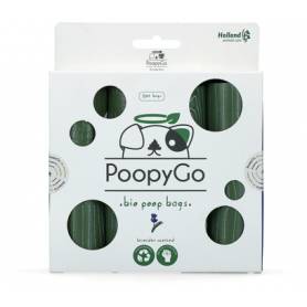 PoopyGo - Bolsas higiénicas Bio Lavanda 8 rollos