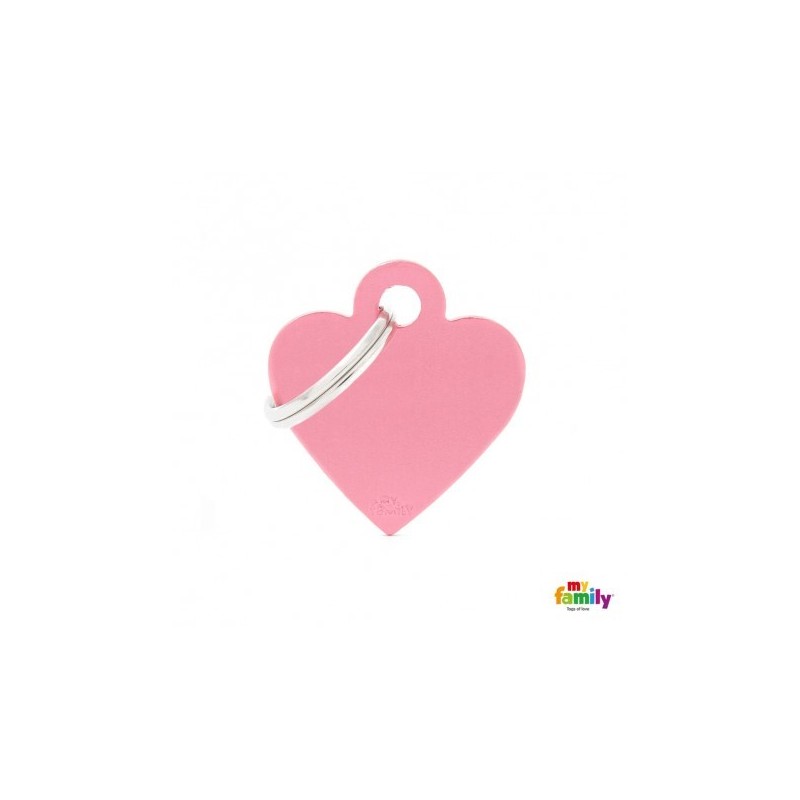 CORAZÓN PEQUEÑO ALUMINIO ROSA