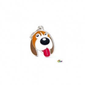 Placa identificativa para Beagle