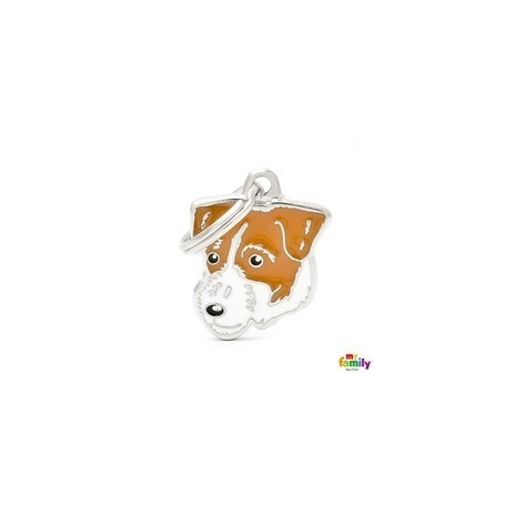 Placa identificativa para Jack Russell Broken