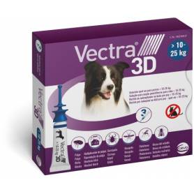 Vectra 3D 10-25 Kg (12 pipetas envase clinico)