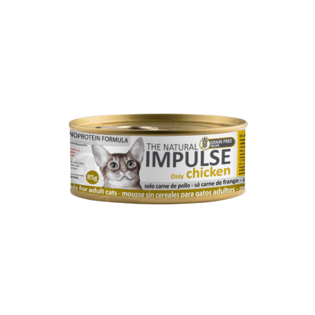 Mousse para gatos · The Natural Impulse · Pollo 85g