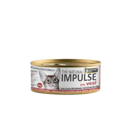 Mousse para gatos · The Natural Impulse · Ternera 85g